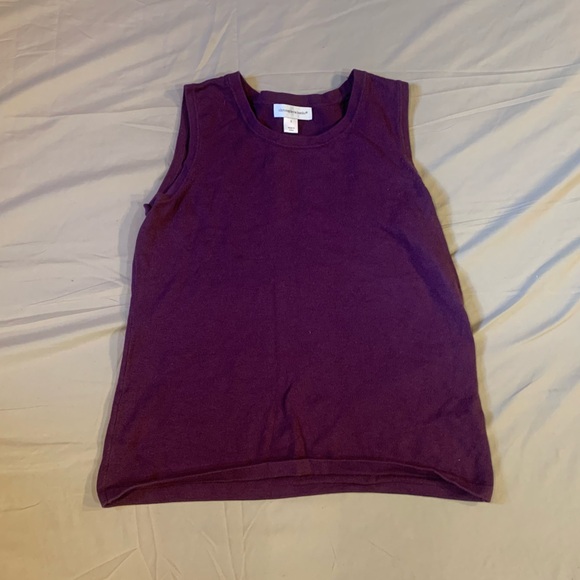 Christopher & Banks Tops - Christopher & Banks Purple Knit Tank Top